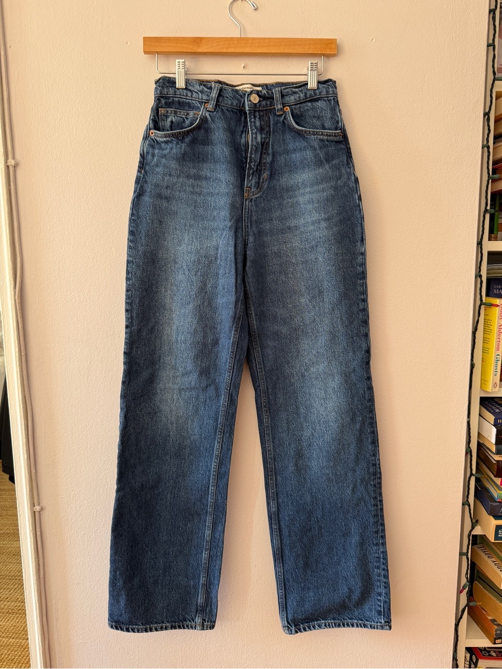 Reformation Wilder Jeans in Dark Blue Wash